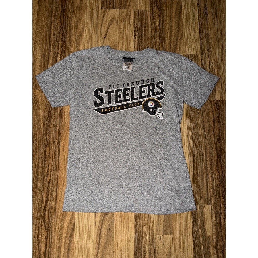 Pittsburgh Steelers Reebok NFL Tee cotton Youth Tee Sz M Medium 10/12